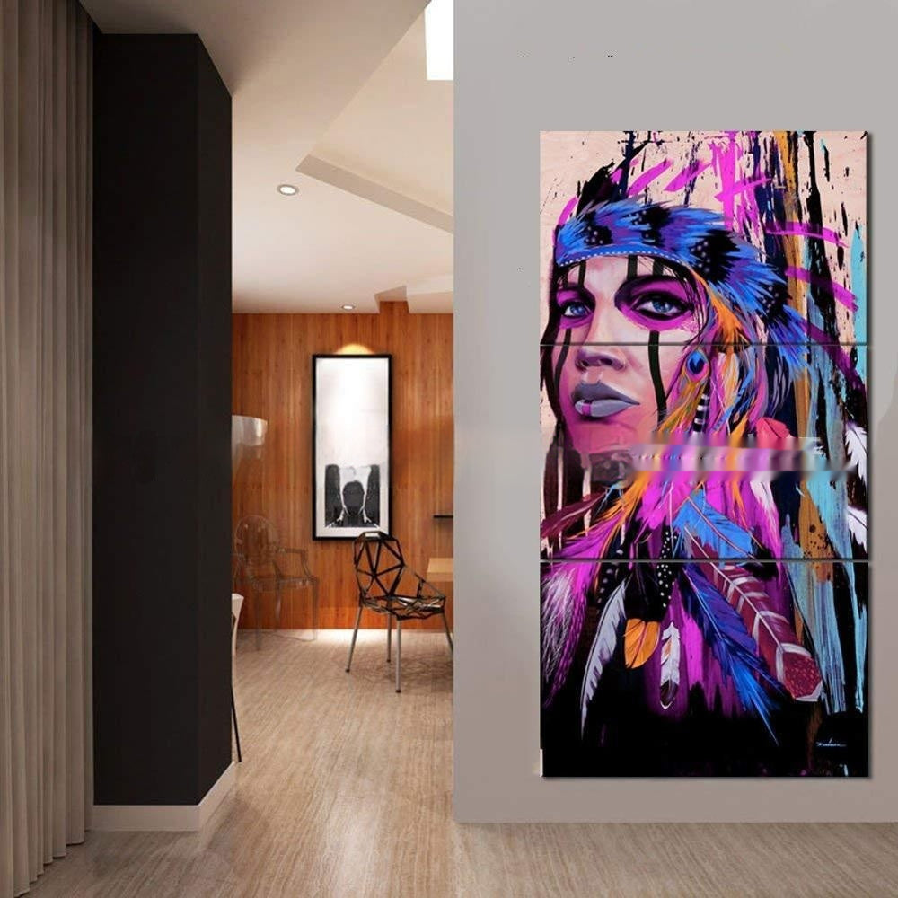 Canvas Home Airbrushed Painting For Decoration My Store