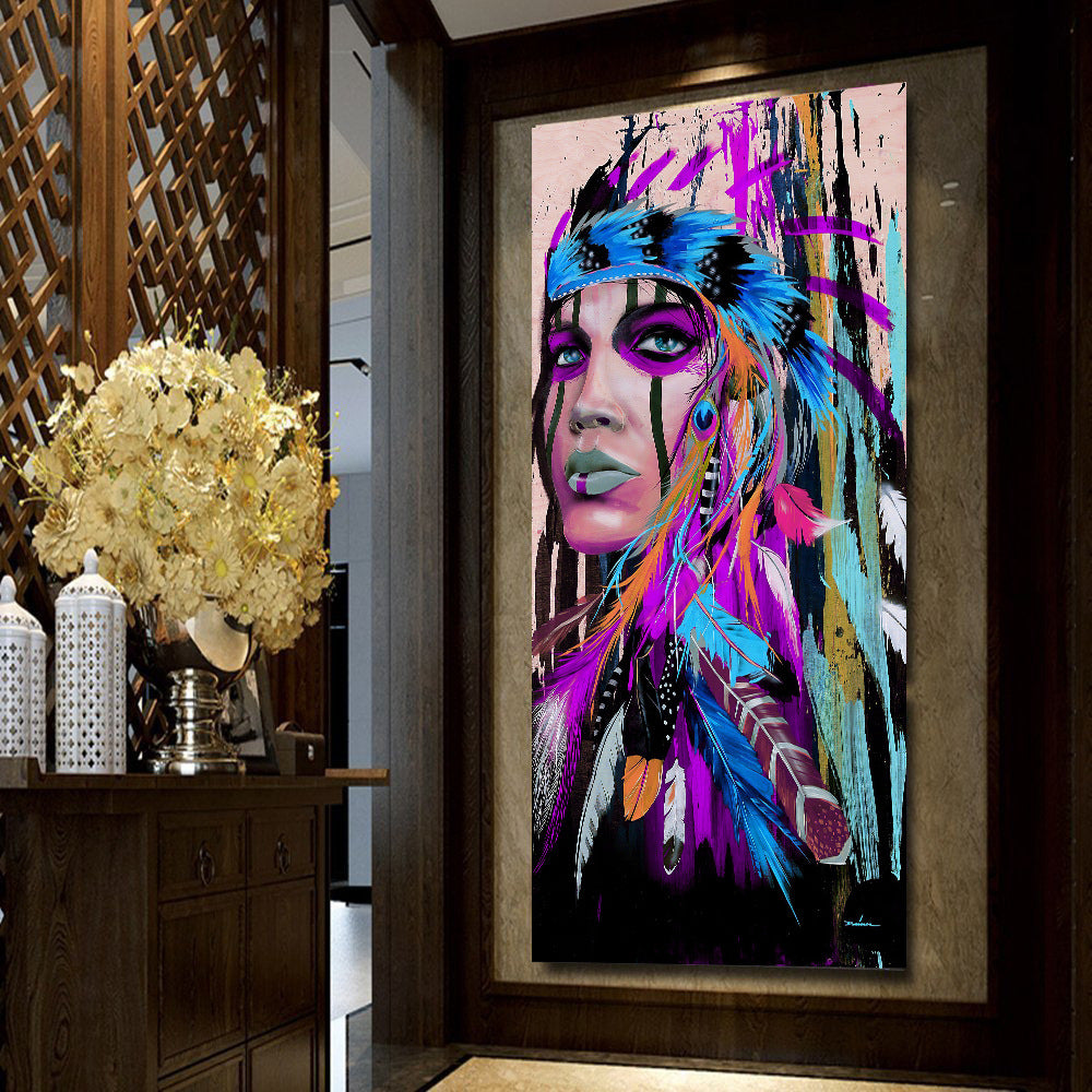 Canvas Home Airbrushed Painting For Decoration My Store