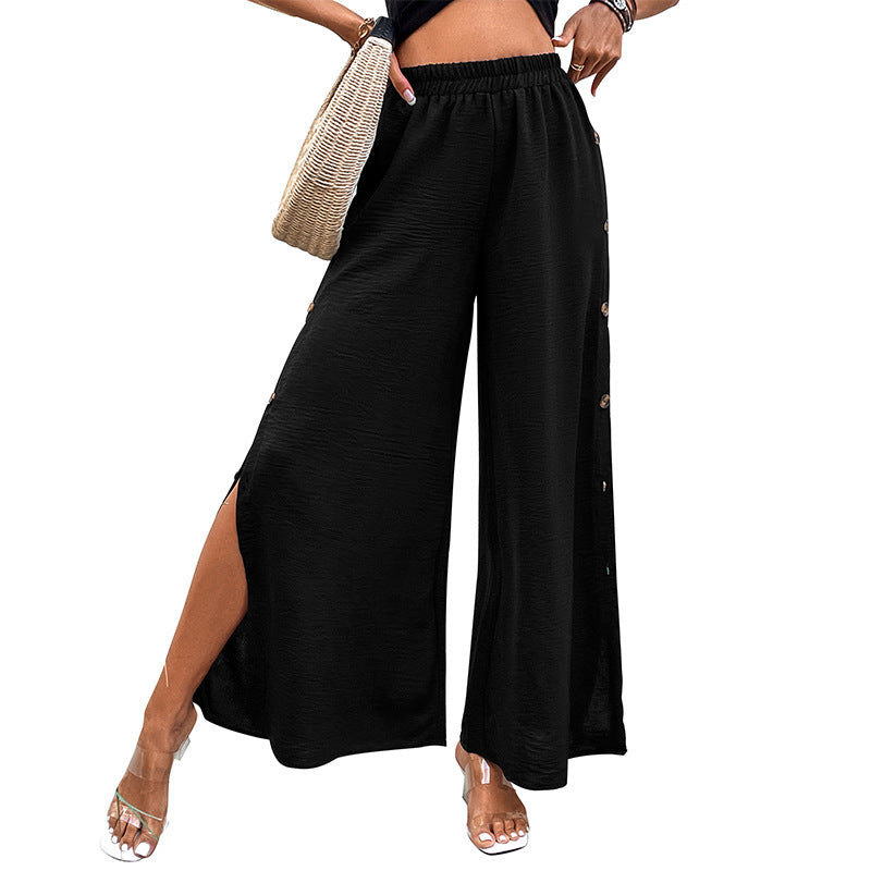 Fashion High Waist Wide Leg Pants For Women