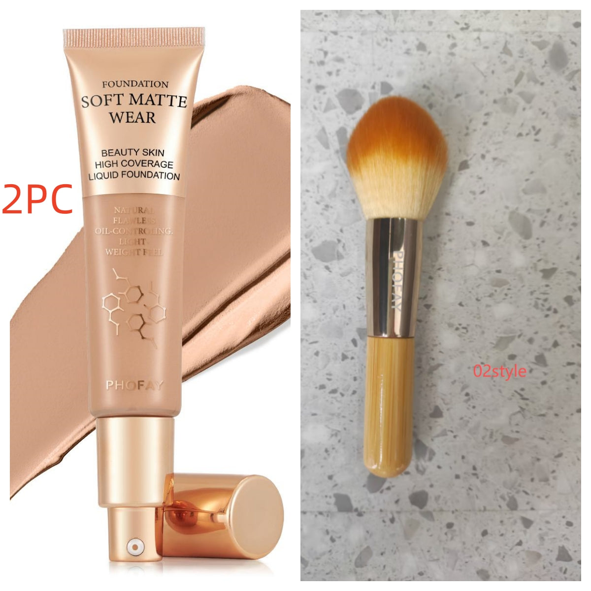 PHOFAY Full Coverage Foundation My Store