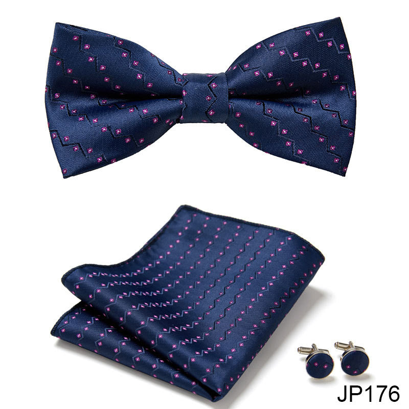 Men's Formal Suit British Korean Bow Tie