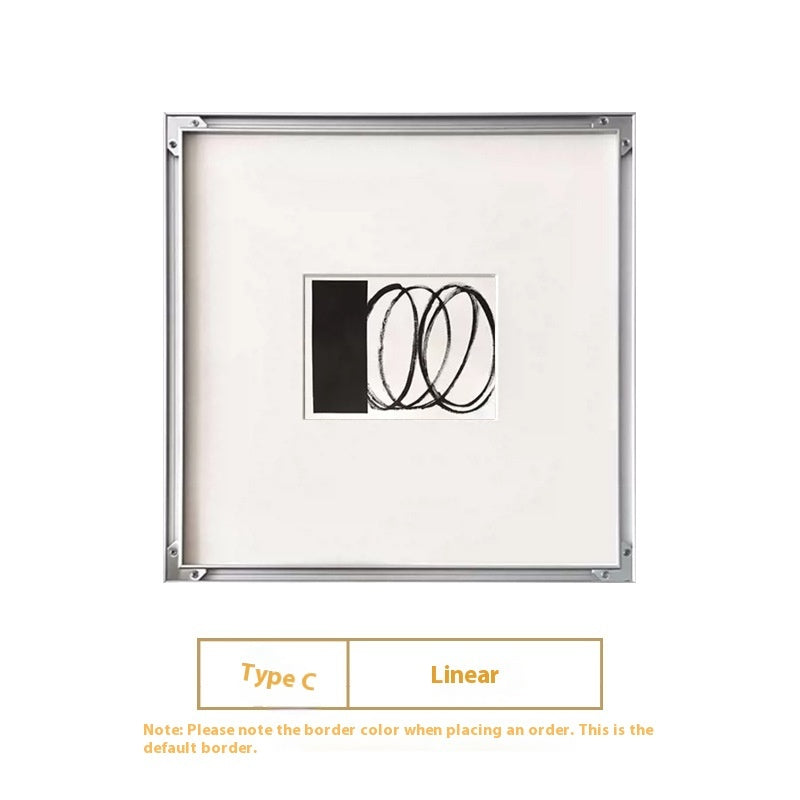 Modern Simple Black And White Line Decorative Painting My Store