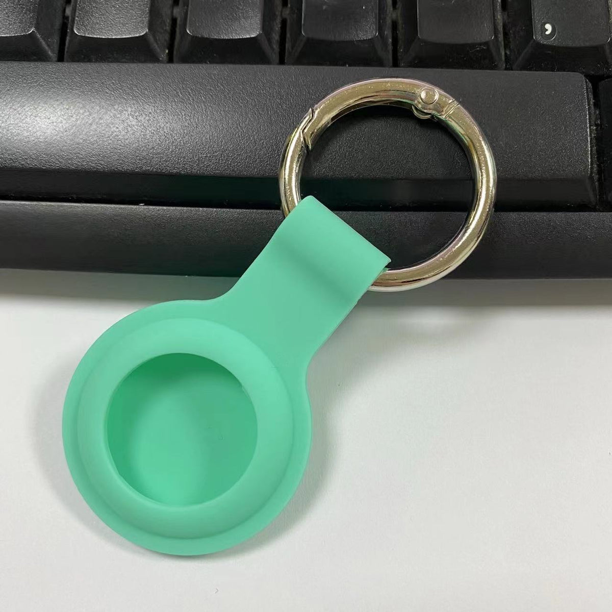 Suitable For Airtag Locator Tracker Anti-lost Keychain Waterproof Silicone Protective Case