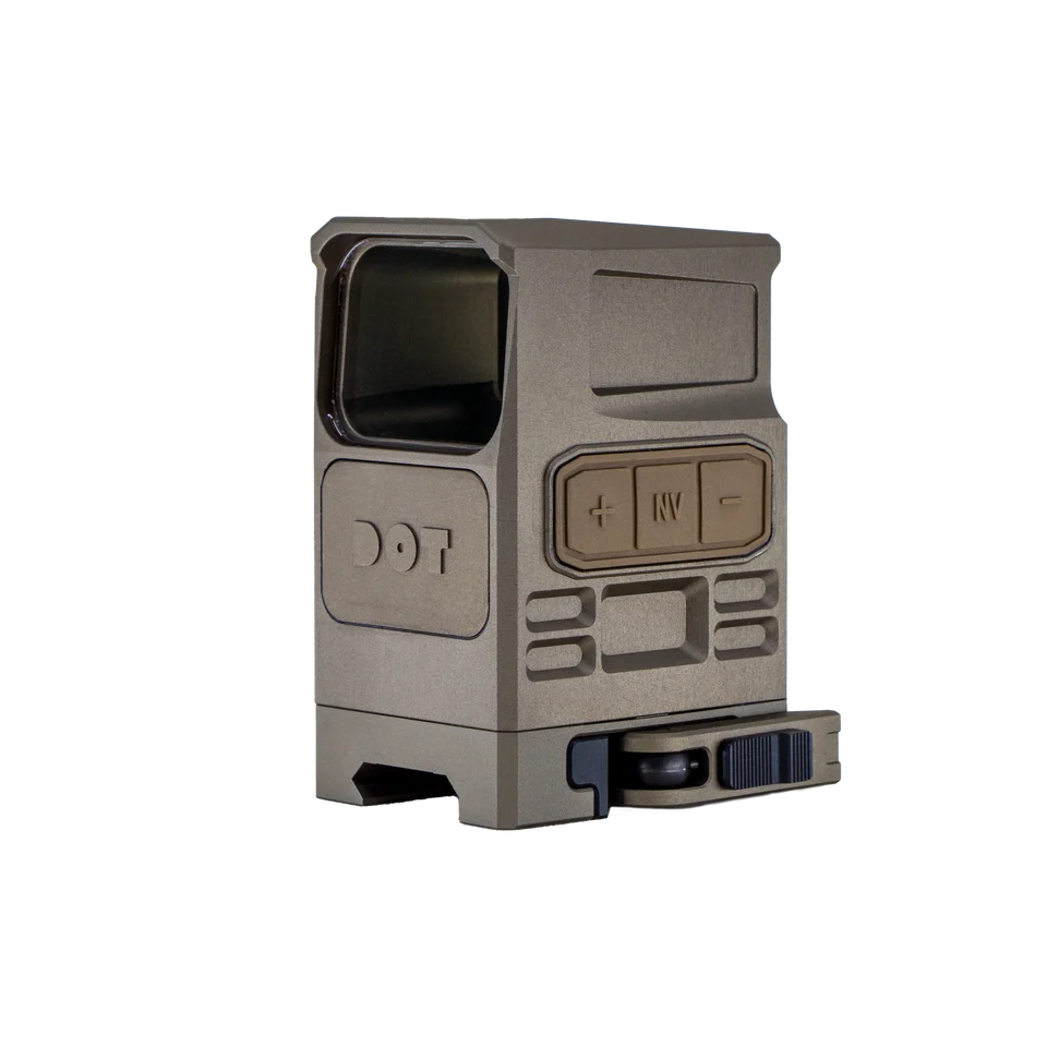 DOT EHS-1: Holographic Sight 1 MOA / 65 MOA Reticle & Included 2.26" High Mount - Night Vision Ready & QD lever