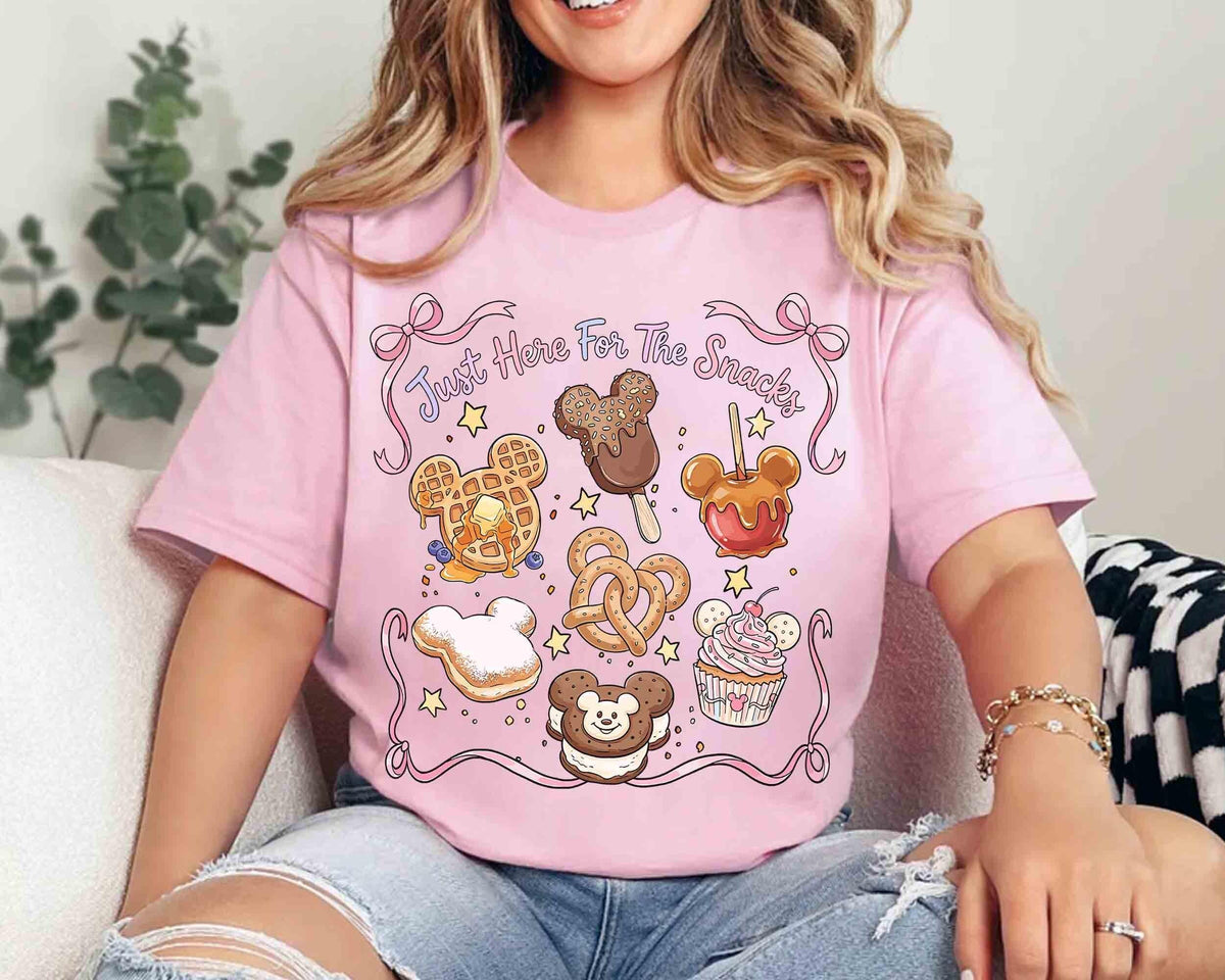 Cute Mickey Mouse Treats Coquette Bow — Bella+Canvas Tee