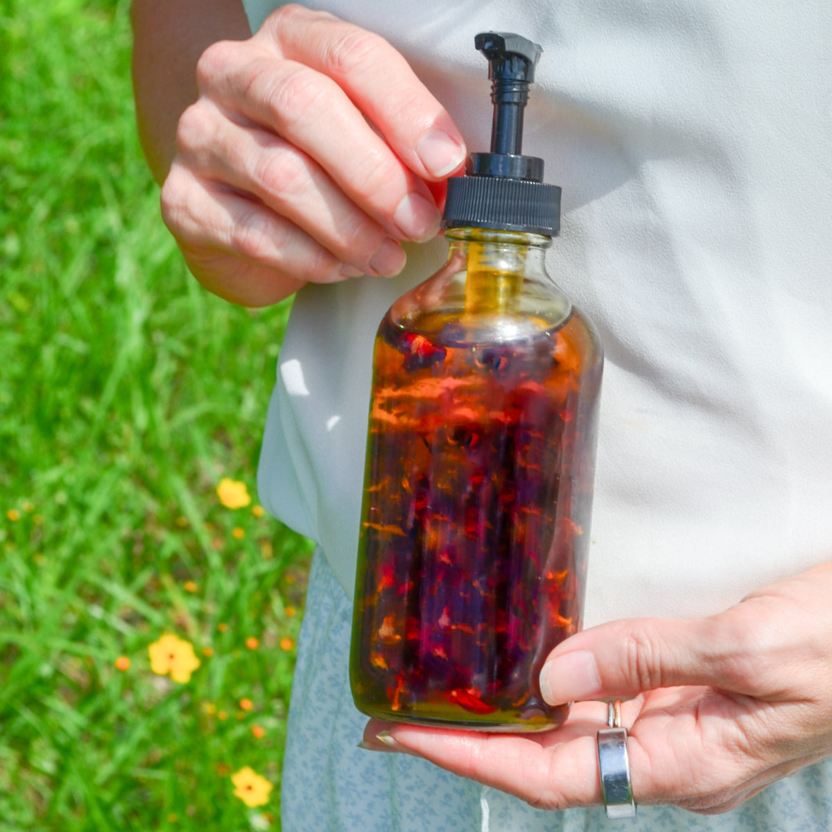 Lymph Love Body Oil for Massage Pretty farm girl