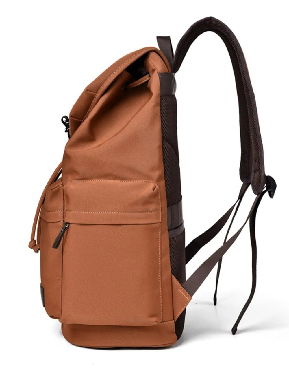 Multi Pockets Adjustable Strap Canvas Backpack Bag