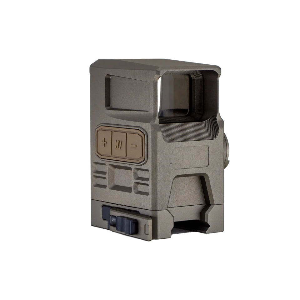 DOT EHS-1: Holographic Sight 1 MOA / 65 MOA Reticle & Included 2.26" High Mount - Night Vision Ready & QD lever