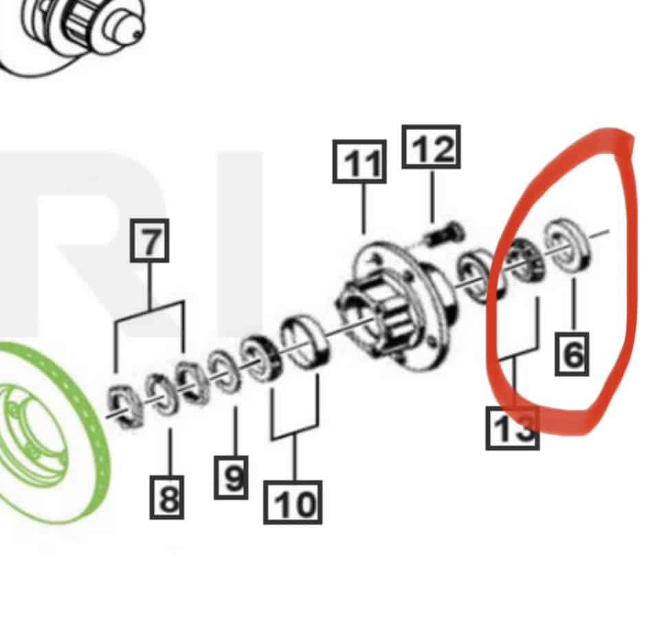 Roxor OEM hub wheel seal Diesel Freak