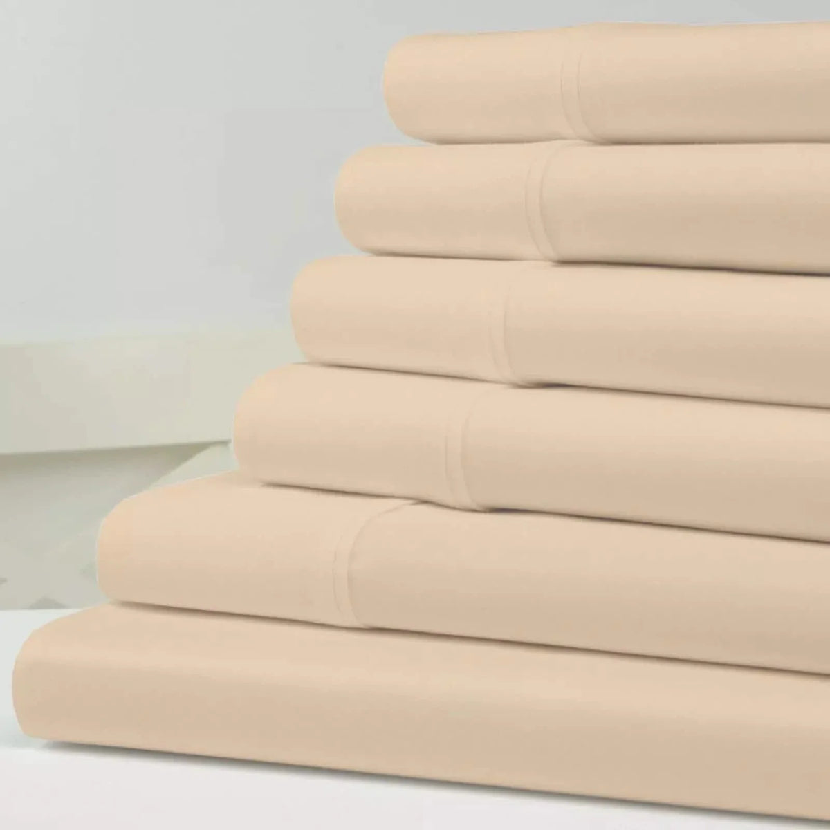 6-Piece Set: Kathy Ireland 1500 Thread Count Bamboo Cotton Sheet Set