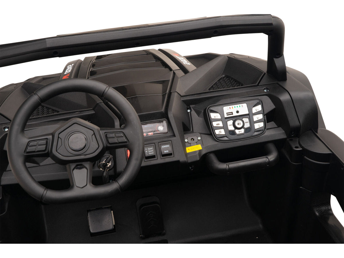 Electric 24V UTV Buggy for Kids with Rubber Tires