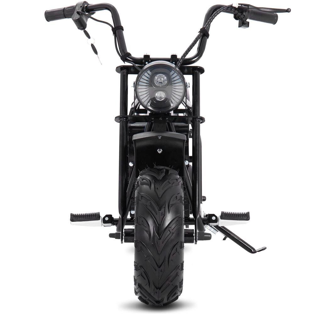 MotoTec 48v 1000w Electric-Powered Mini Motorcycle in Sleek Black