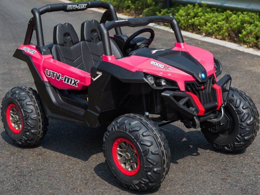 Pink 12v Mini Moto UTV 4x4 with Remote Control (2.4ghz RC)