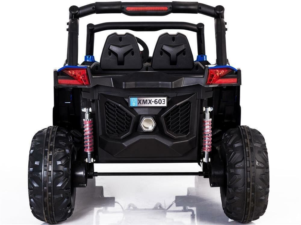 12v Blue Mini Moto UTV 4x4 (2.4ghz Remote Control) Electric Ride-On Vehicle - Two Seater for Toddlers