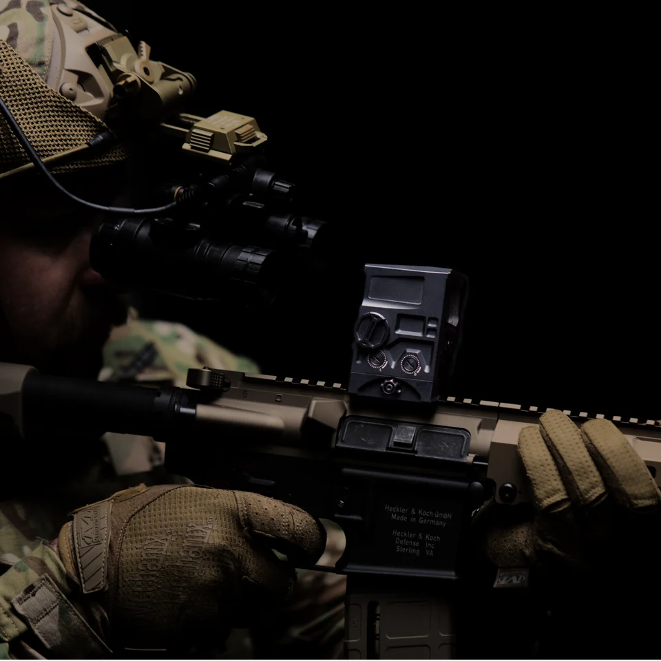 DOT EHS-1: Holographic Sight 1 MOA / 65 MOA Reticle & Included 2.26" High Mount - Night Vision Ready & QD lever