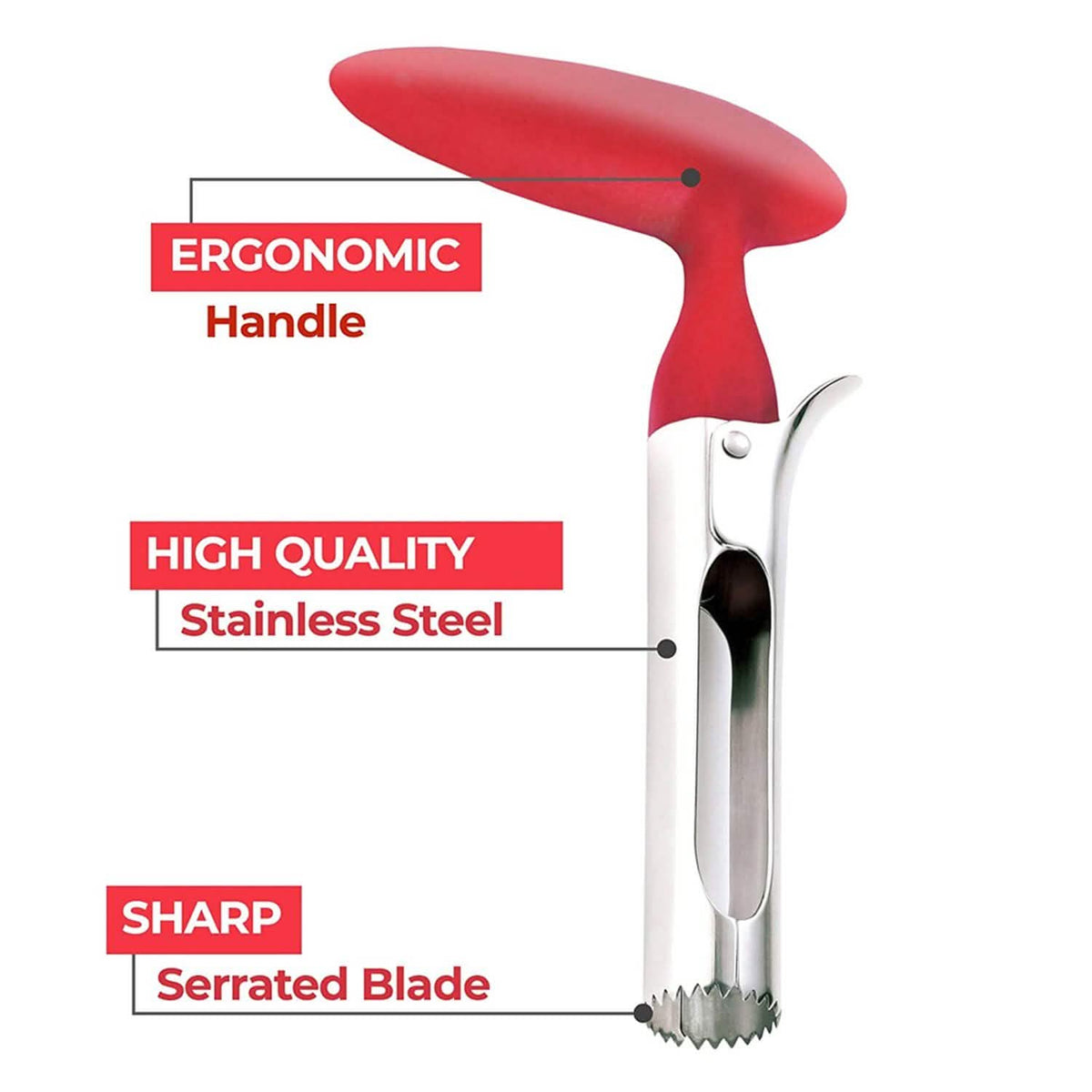 Stainless Steel Premium Apple And Fruit Corer Remover