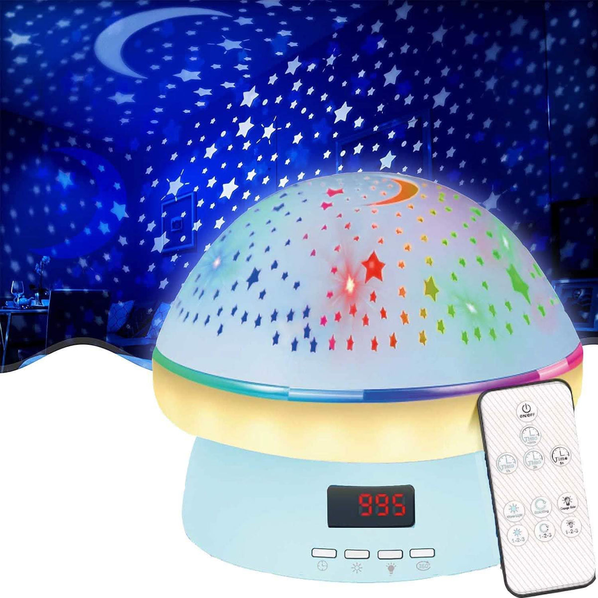 Star Projector Night Light for Kids