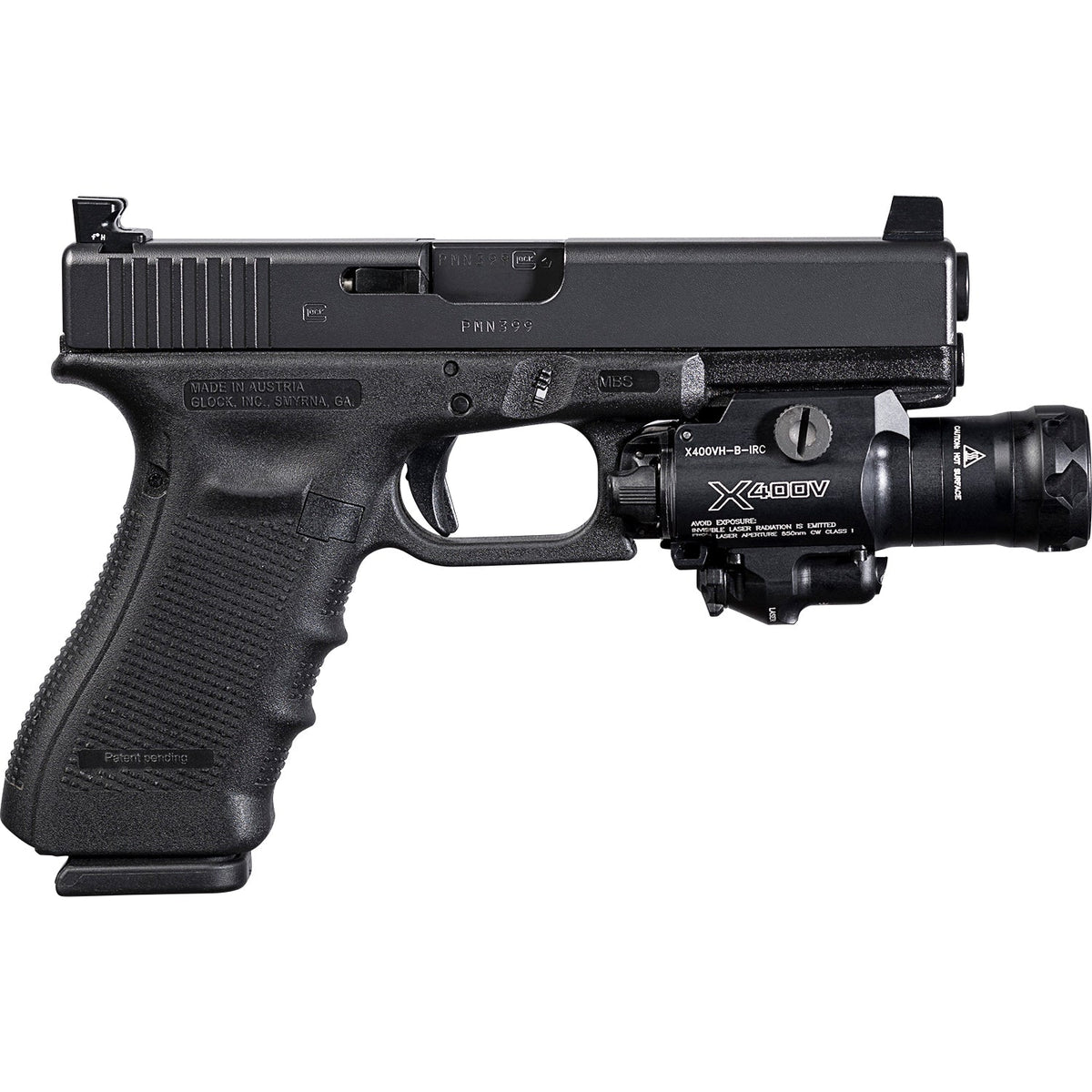 SureFire X400VH - 350 Lumens White Light & Infrared Laser - Fits MasterFire Holsters