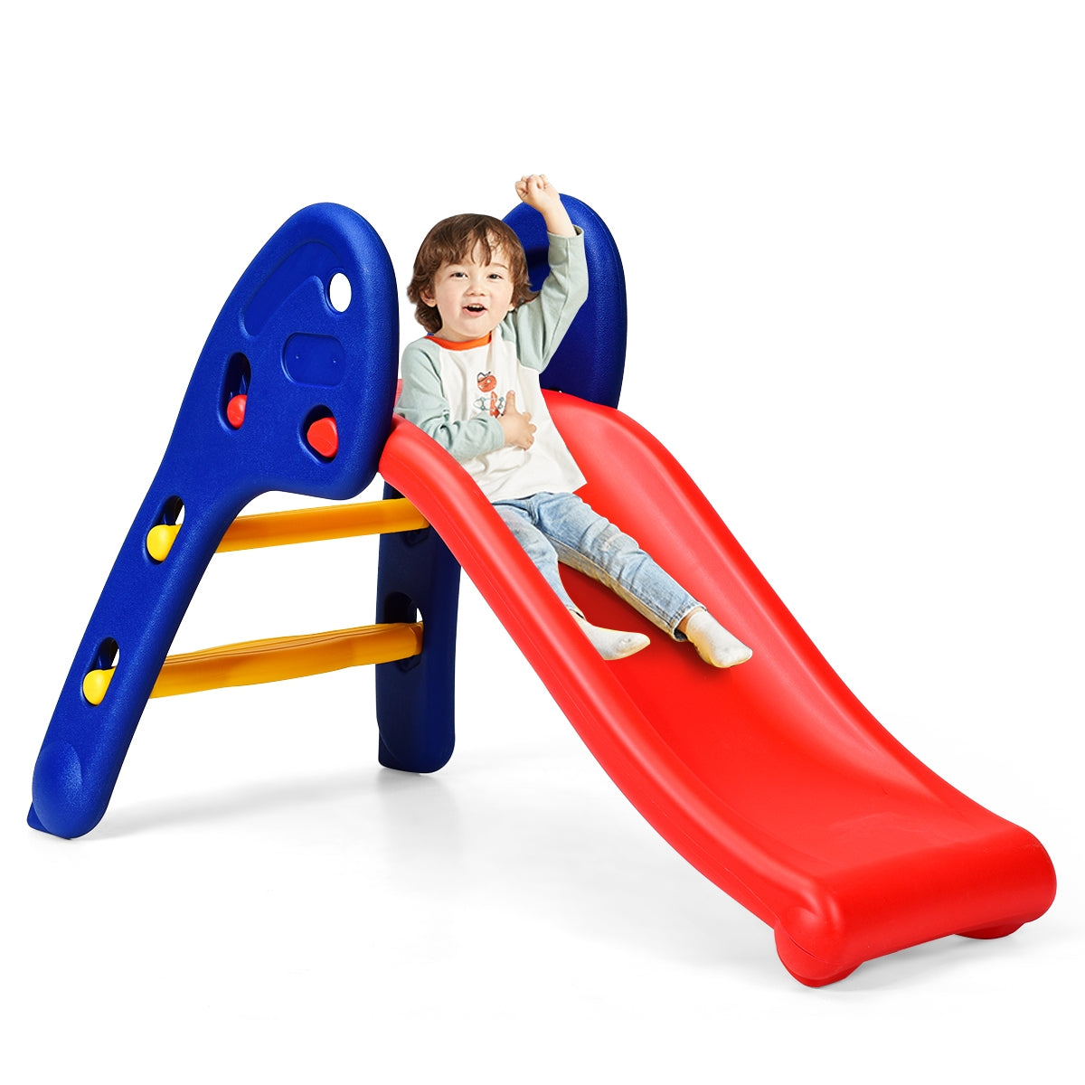 2 Step Children Folding Plastic Slide GBruno Store