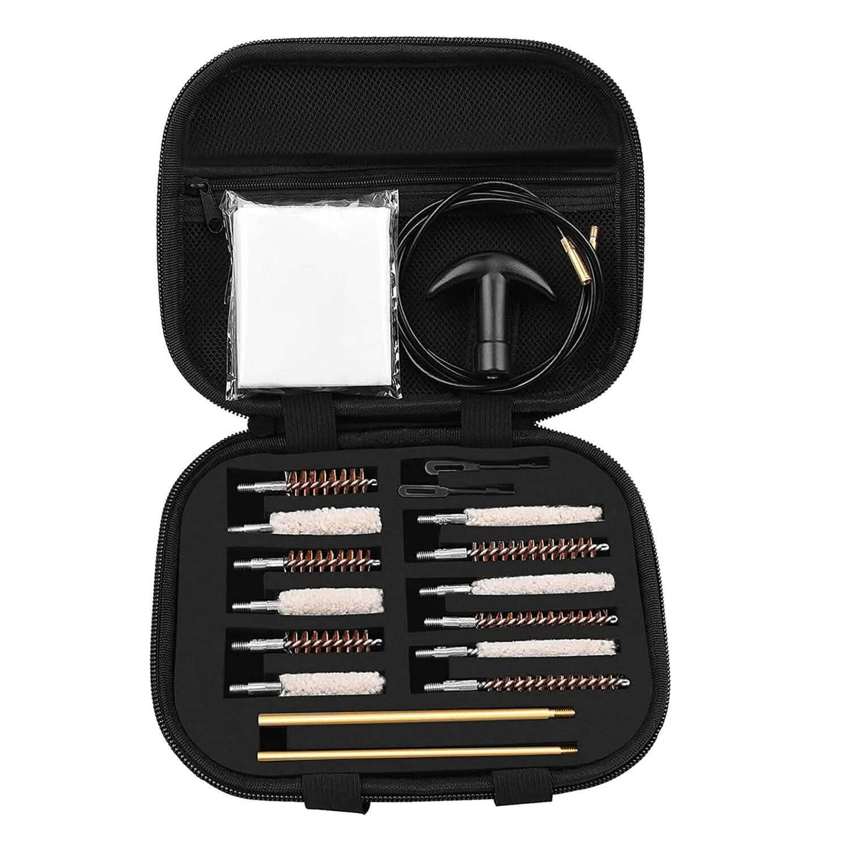 Universal Gun Cleaning Kit with 39.3" Flex Cable Brass Rod