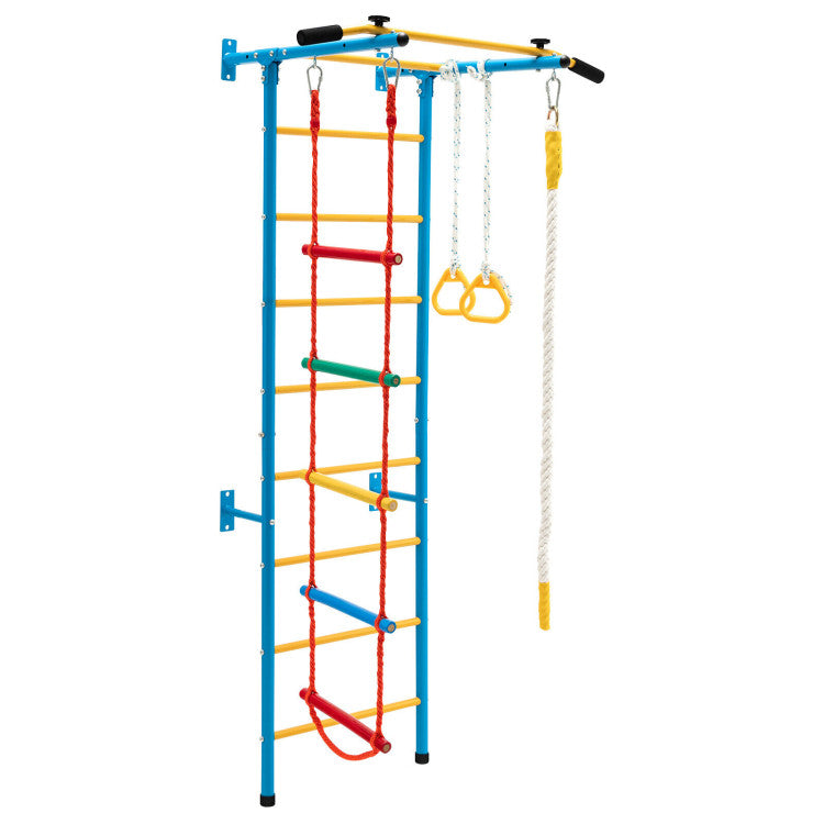5-in-1 Swedish Ladder with Folding Baby Play Mat for Solid Wall GBruno Store